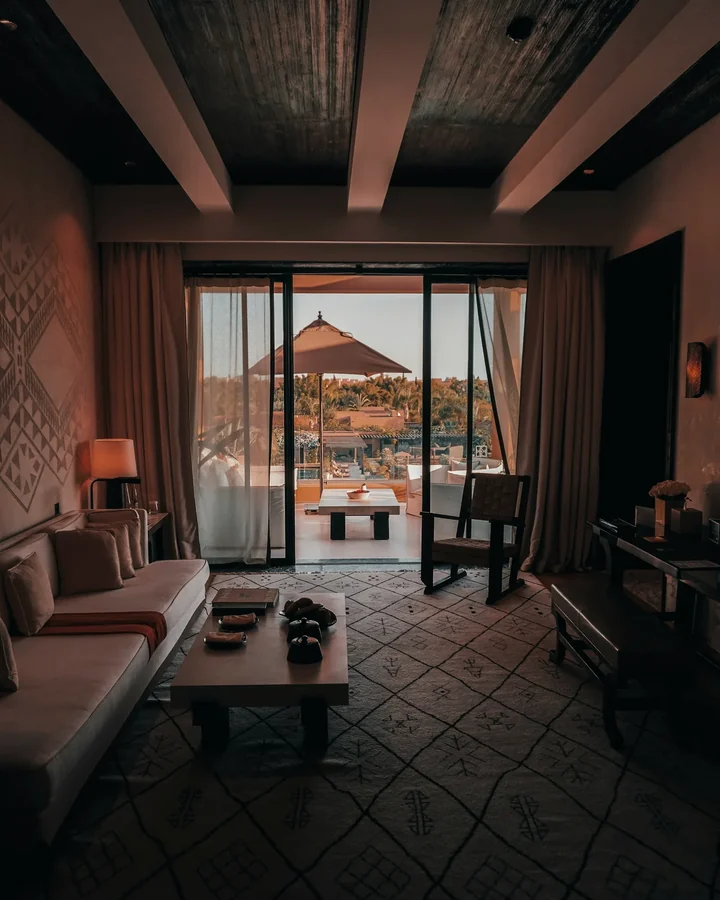 Hospitality interior representing furniture sourcing and export coordination